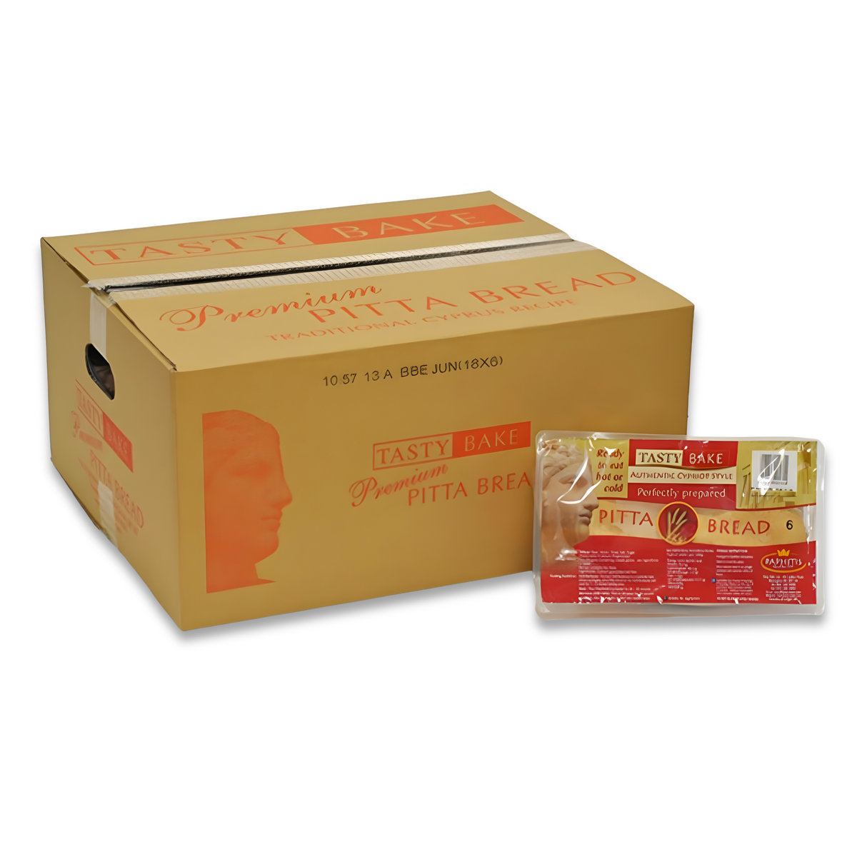 Tasty Bake Large Long Life Pitta 18x6