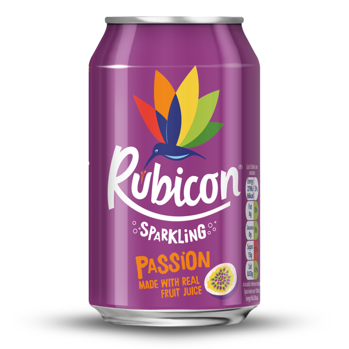Rubicon Sparkling Passion Cans-(GB)-24x330ml