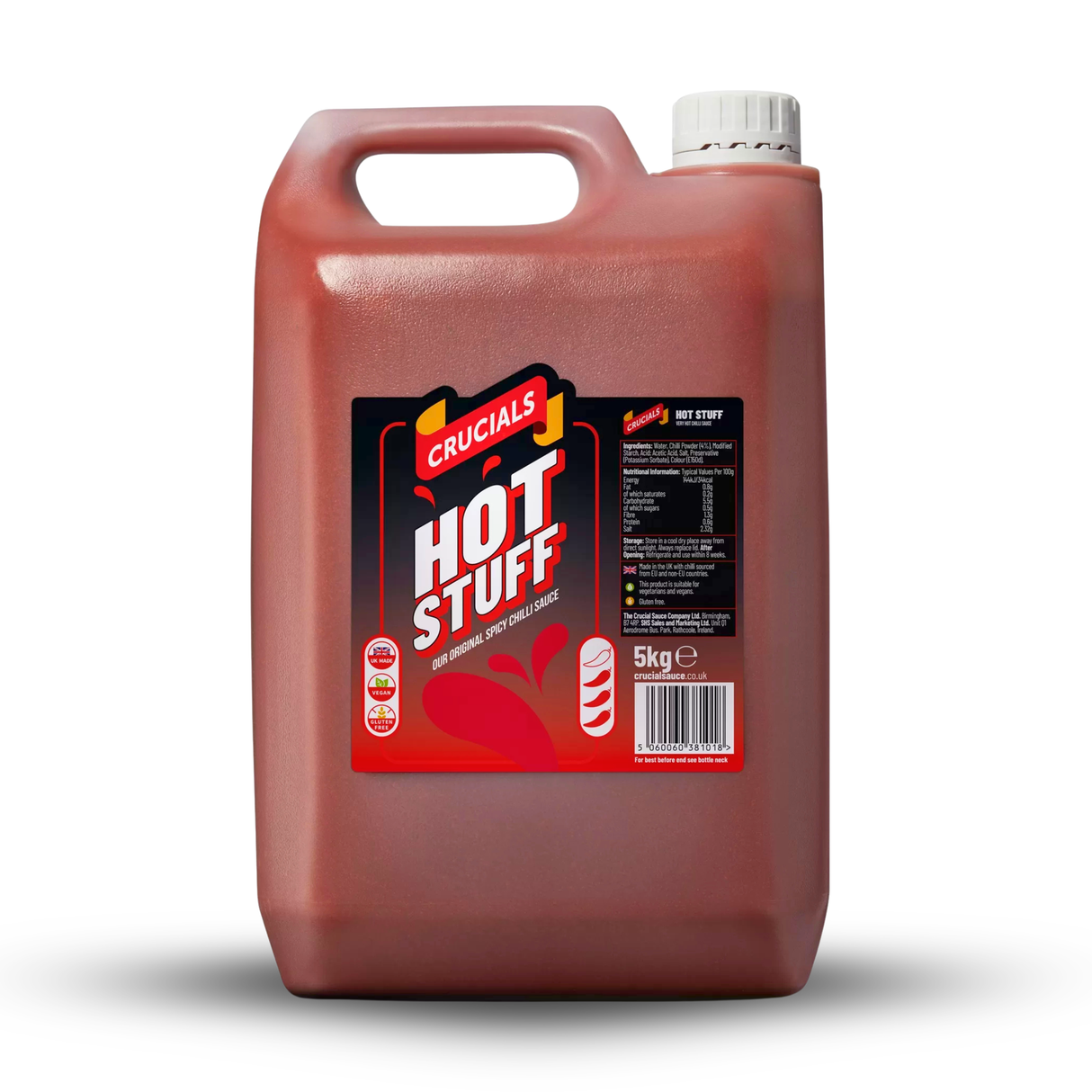 Crucials Hot Stuff Sauce 5L