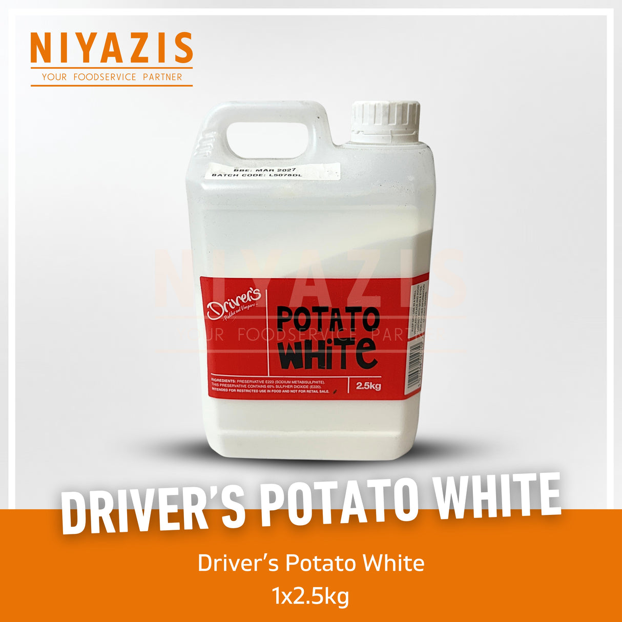 Drivers Potato White 1x2.5kg