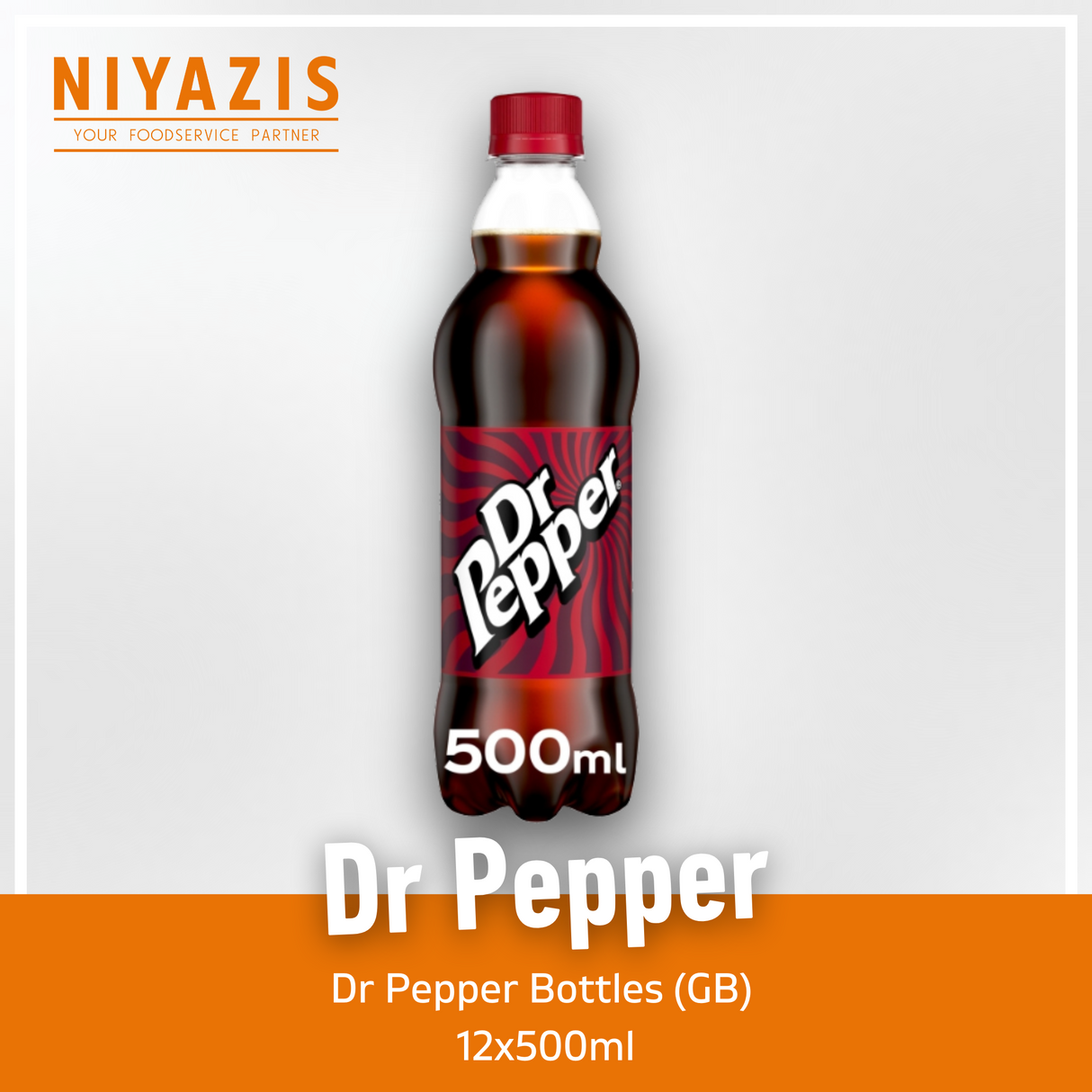 Dr Pepper Bottles-(GB)-12x500ml