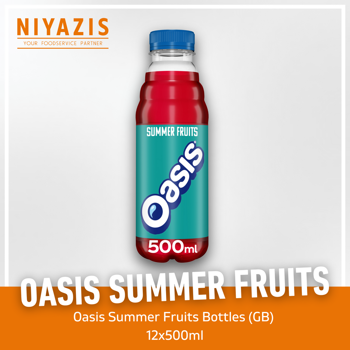 Oasis Summer Fruits Bottles-(GB)-12x500ml