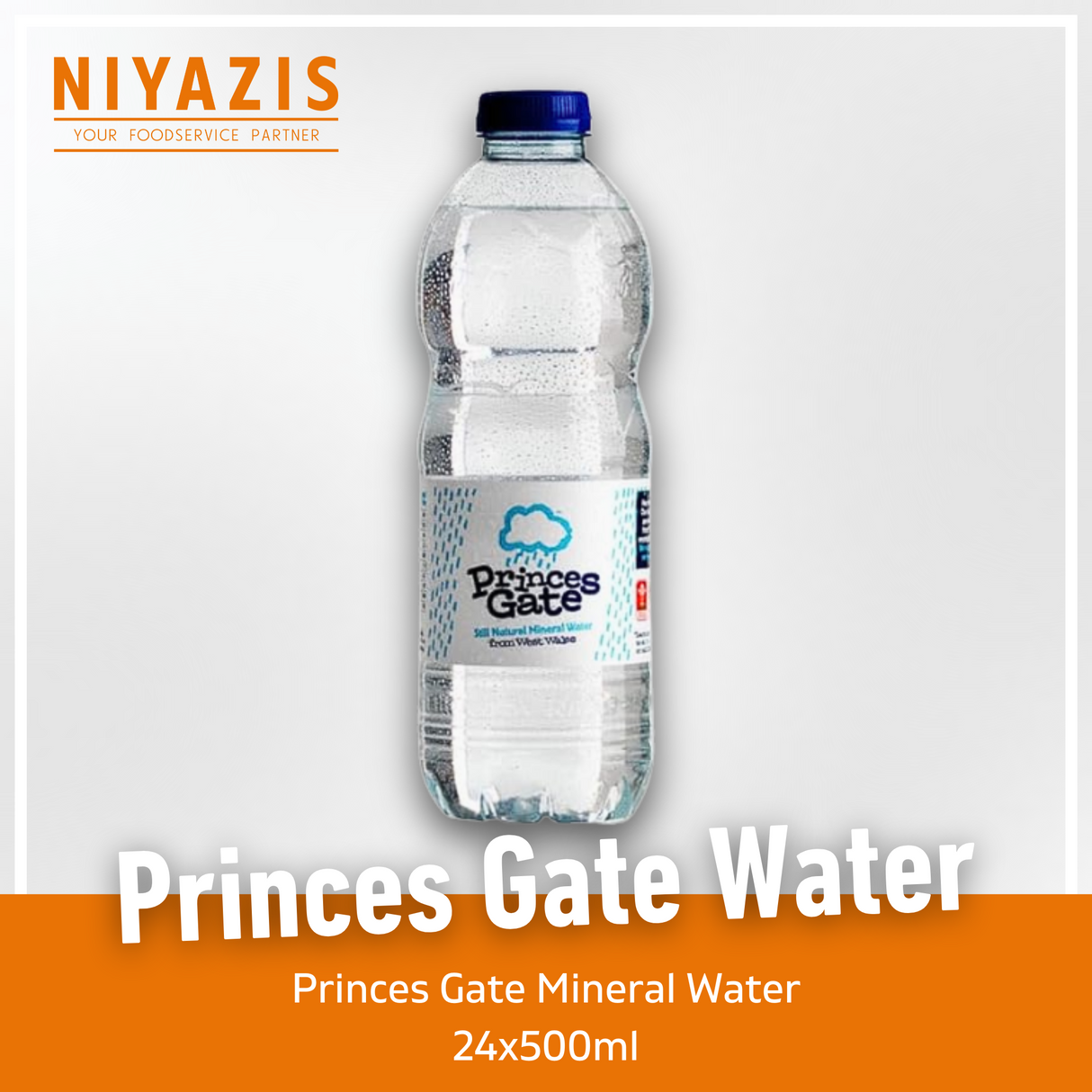Princes Gate Mineral Water Bottles-24x500ml
