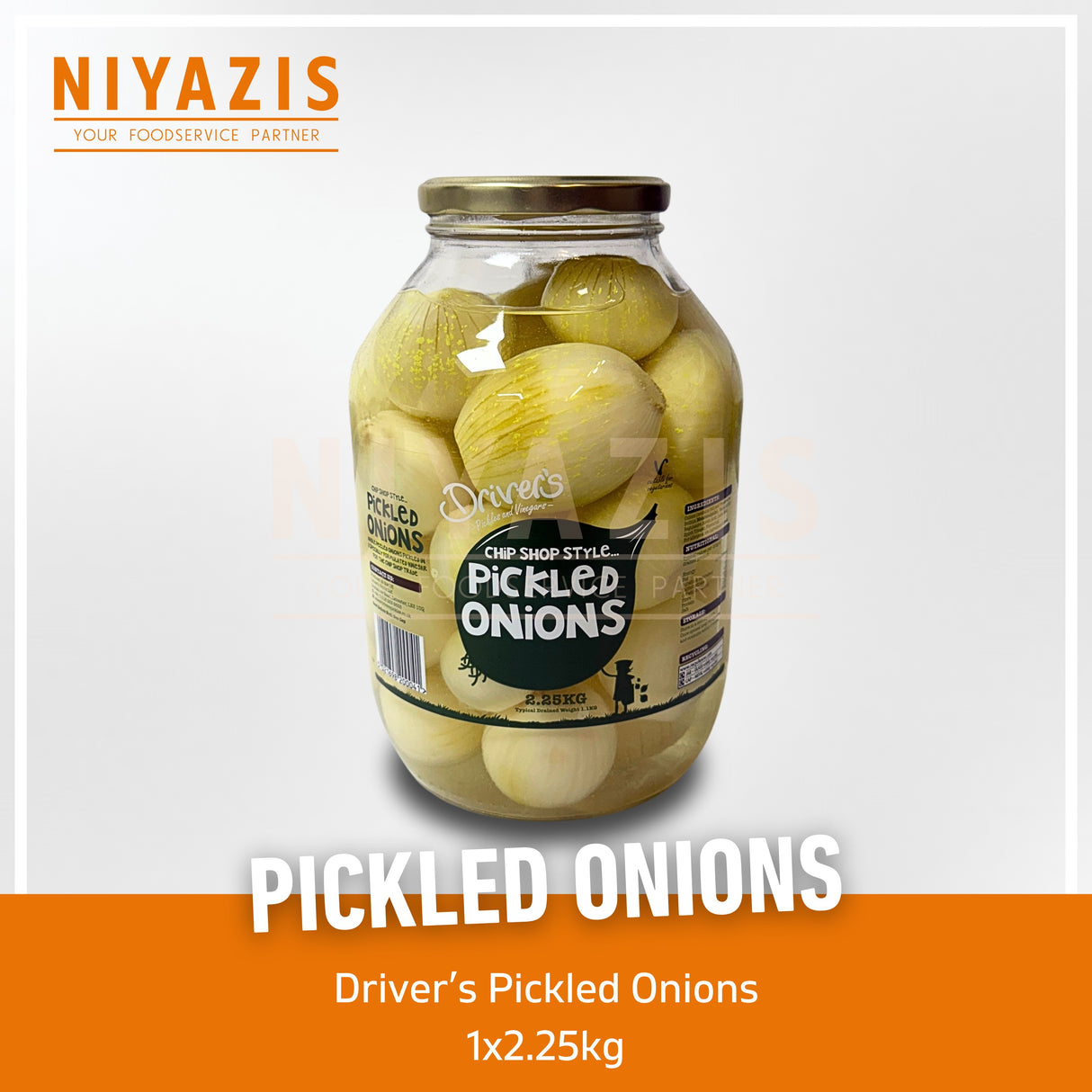 Driver's Pickled Onions 1x2.25kg