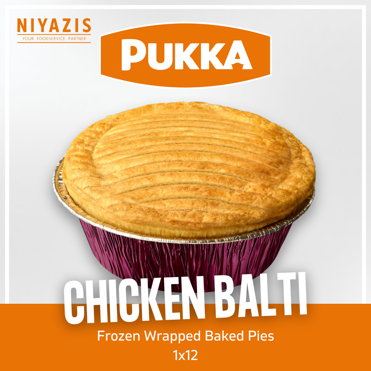Pukka Pies Wrapped Chicken Balti Large