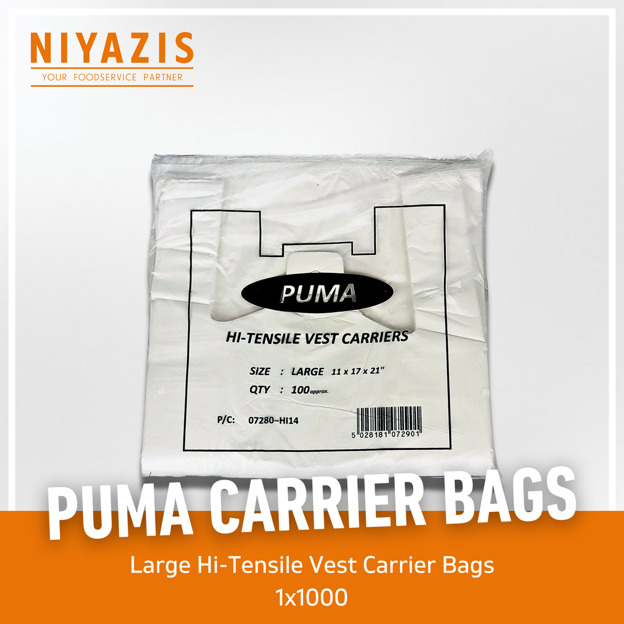 Puma Large Vest Carriers Bags 11"X17"X21" x1000