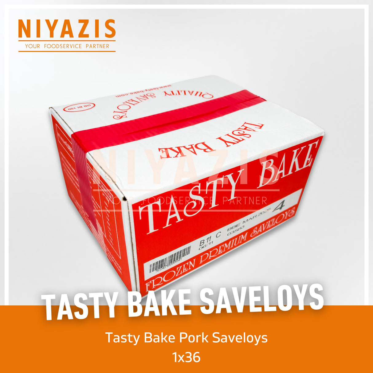 Tasty Bake Premium Saveloy Sausages Jumbo 36's