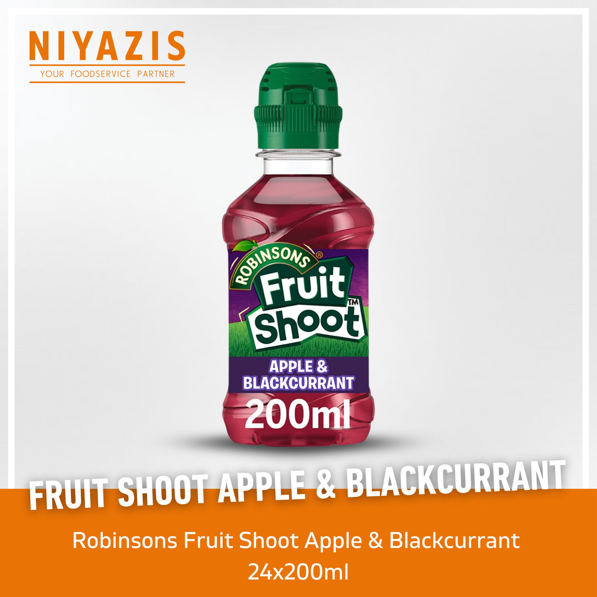 Fruit Shoot Apple & Blackcurrant Juice 24x200ml