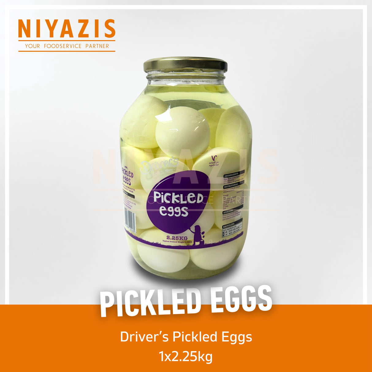 Driver's Pickled Eggs 1x2.25kg