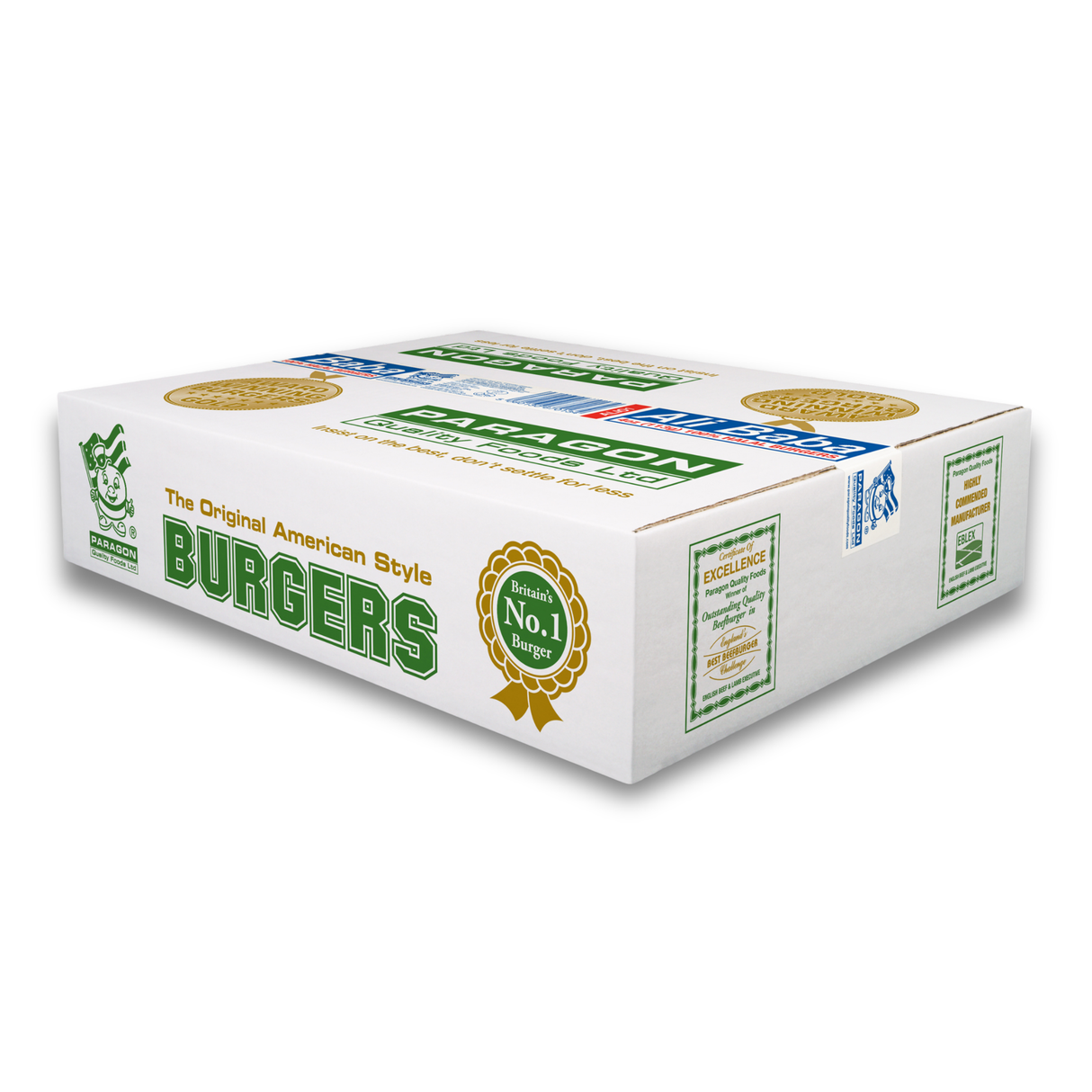 Paragon Alibaba Halal Beef Burger 48X4oz