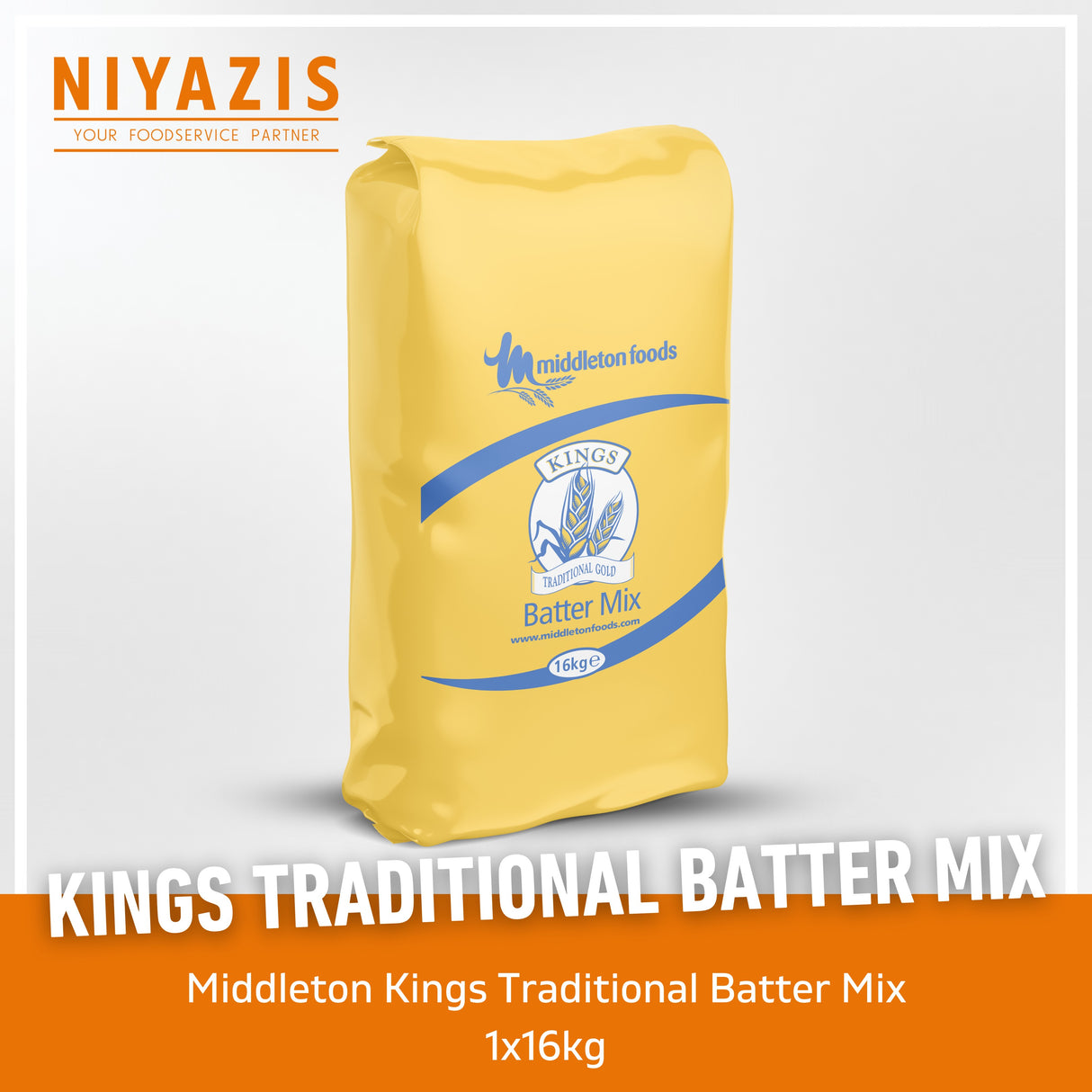 Middletons Traditional Batter Mix 1x16kg