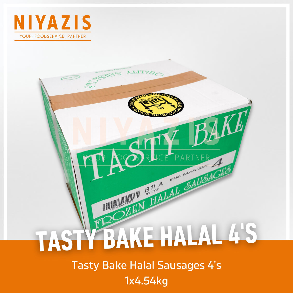 Tasty Bake Halal Sausages 4s