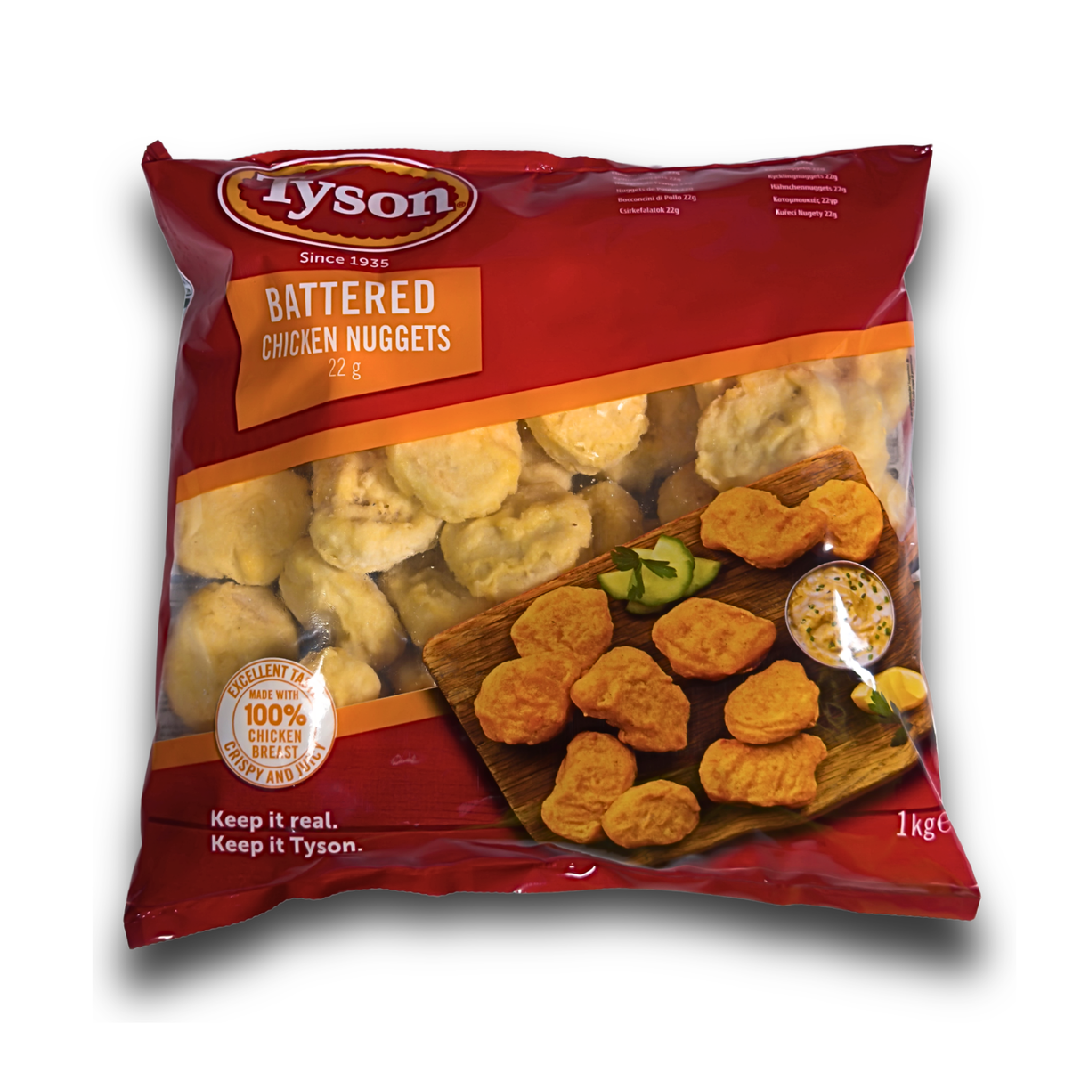 Tyson Battered Chicken Nuggets 1kg