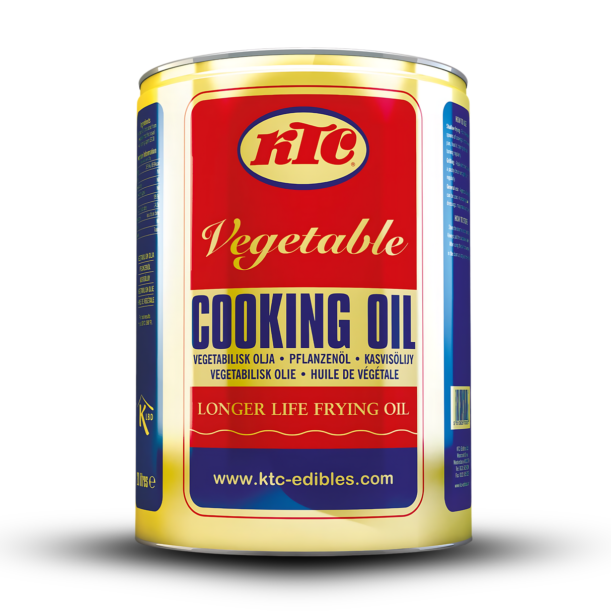 KTC Vegetable Cooking Oil (Drum) 1x20L