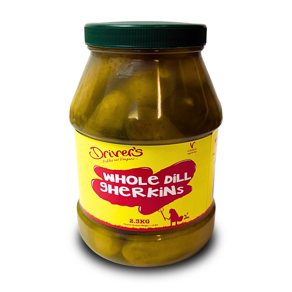 Driver's Pickled Whole Dill Gherkins 1x2.3kg