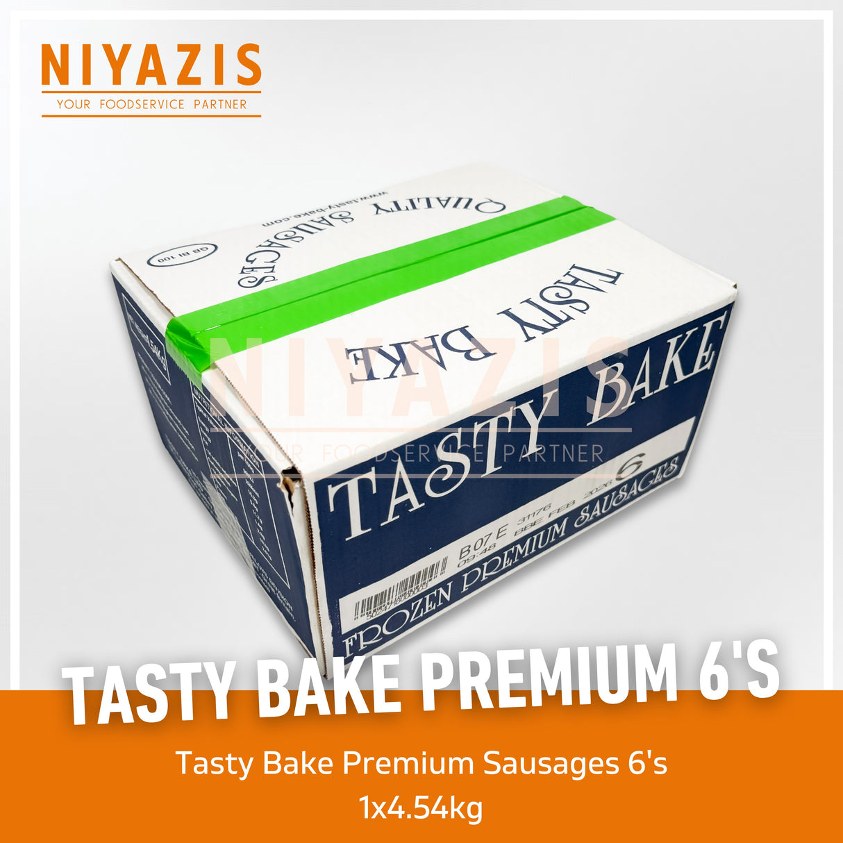 Tasty Bake Premium Pork Sausages 6's
