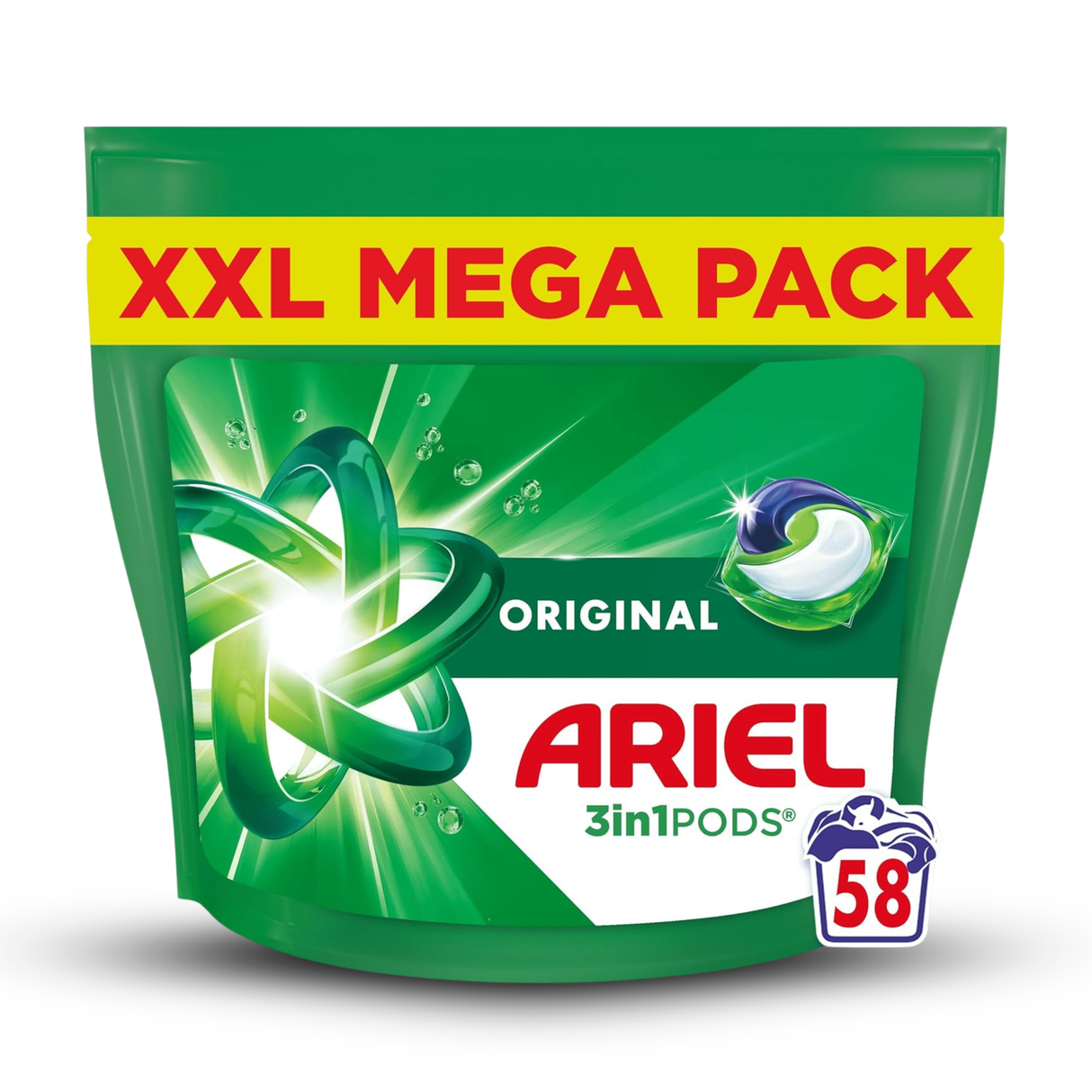 Ariel 3in1 PODS®, Washing Capsules 58