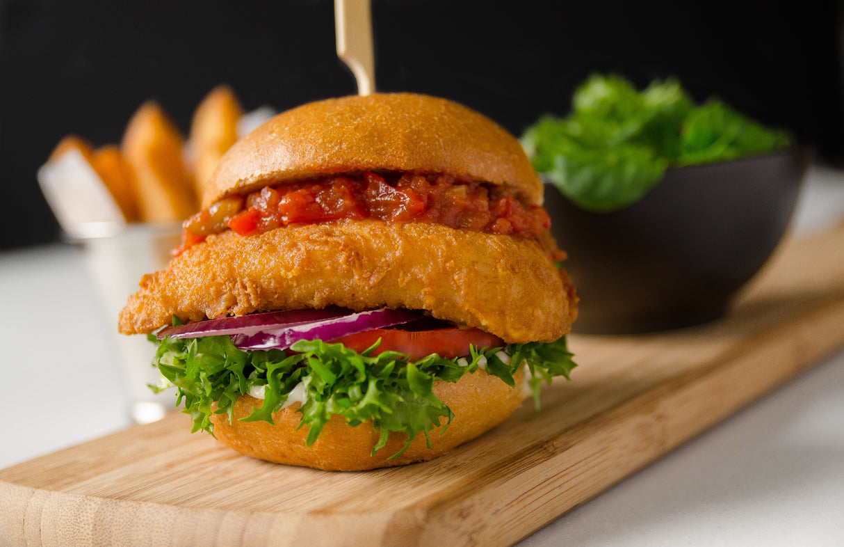 Paragon Halal American Style Crispy Coated Chicken Fillet Burgers 10x120g