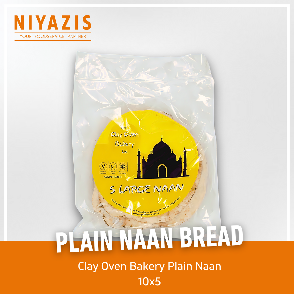 Clay Oven Plain Naan Bread