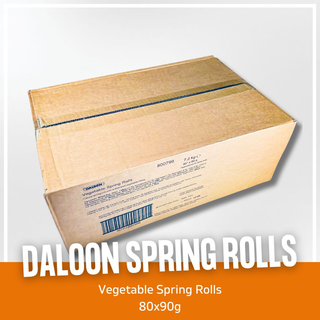 Vegetable Spring Rolls 80x90g - Daloon