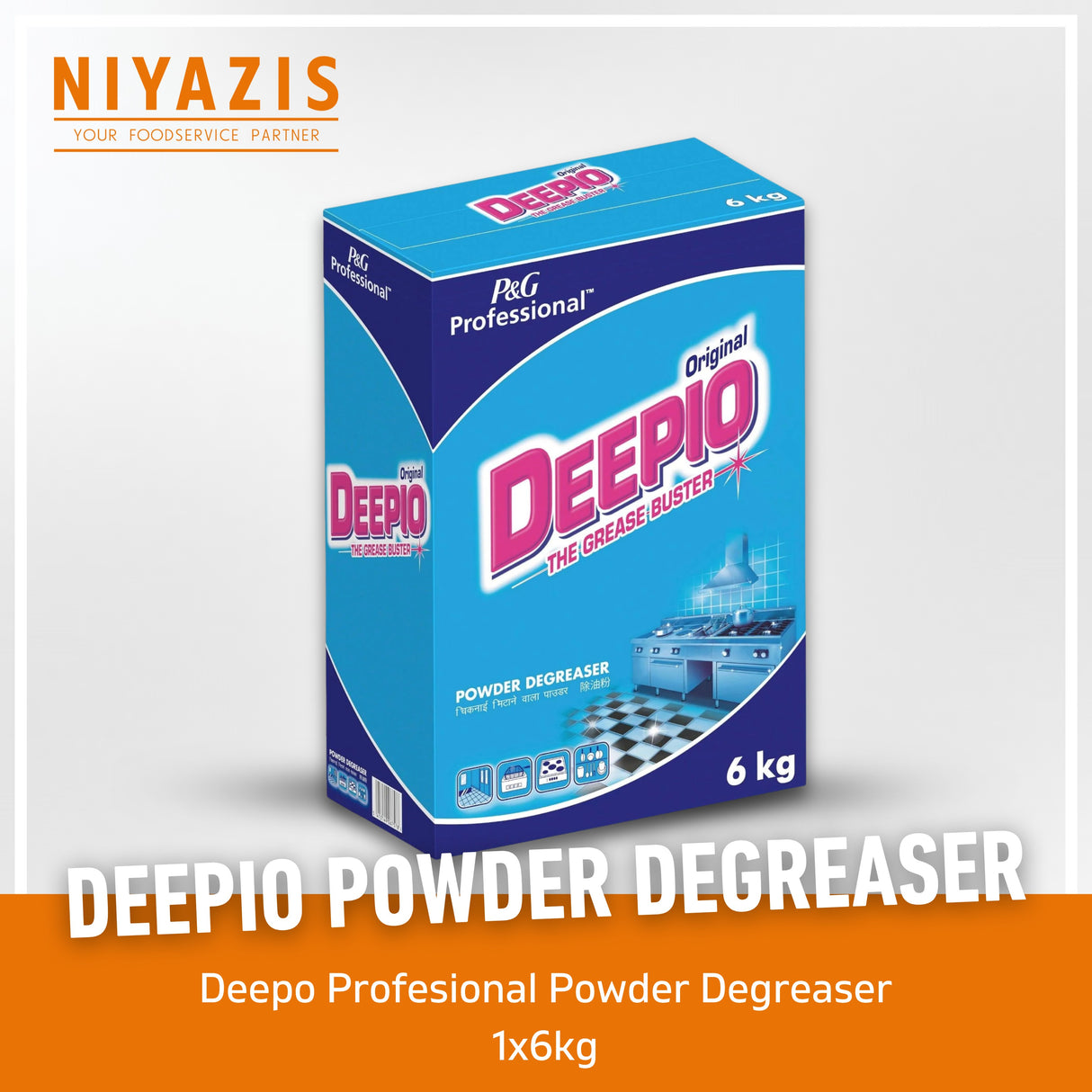 DEEPIO POWDER DEGREASER 1X6KG