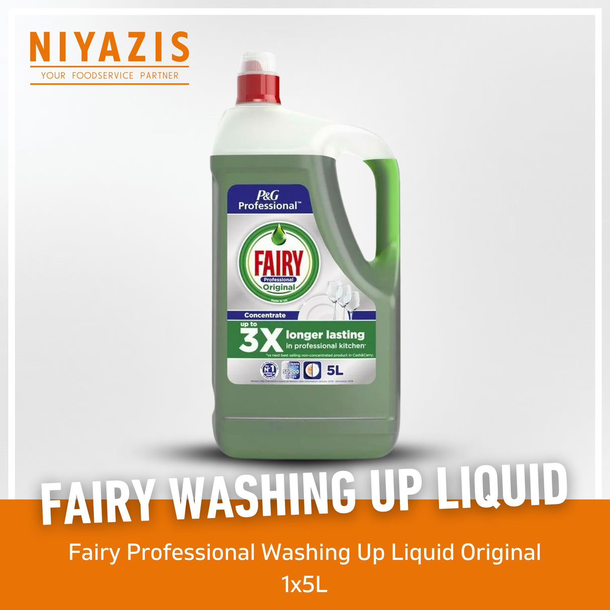 FAIRY ORIGINAL WASHING UP LIQUID 1X5L