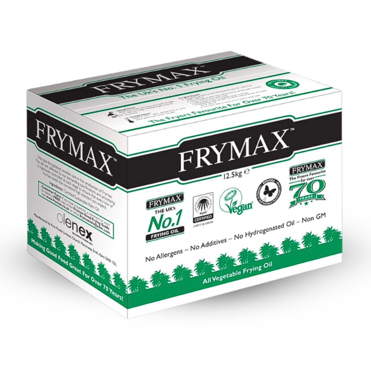 Frymax Solid Vegetable Oil-1x12.5kg