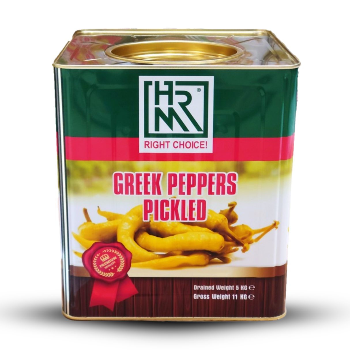 Greek Pickled Peppers 1x11kg Tin
