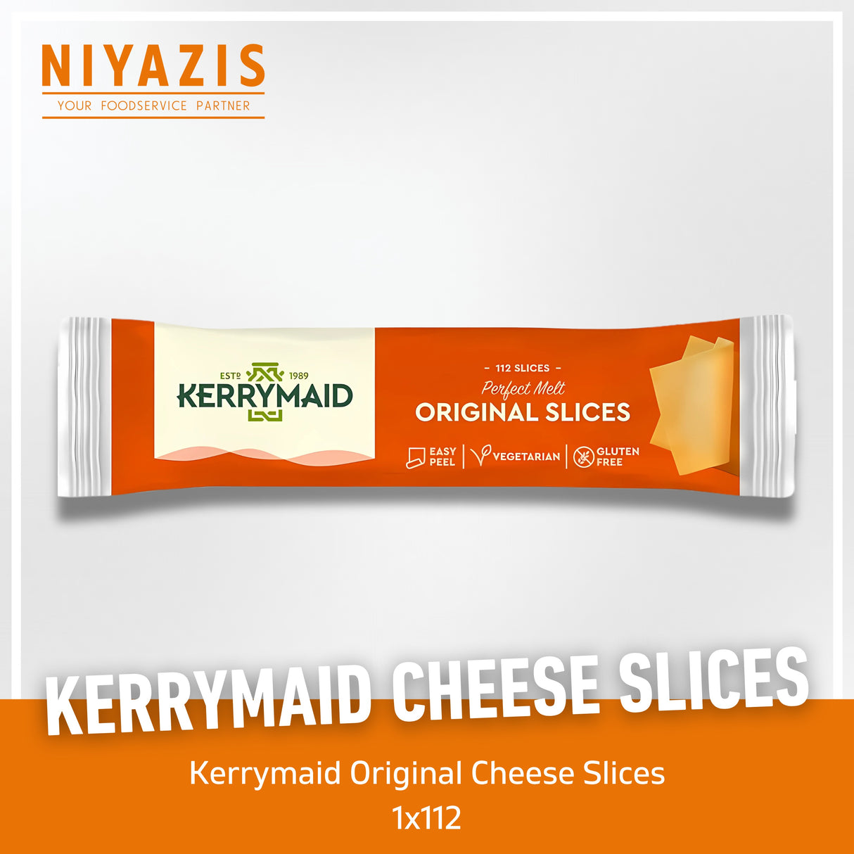 Kerrymaid Burger Cheese Slices (112)
