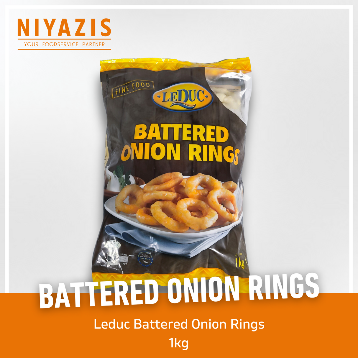 Le Duc Battered Onion Rings 1x1kg