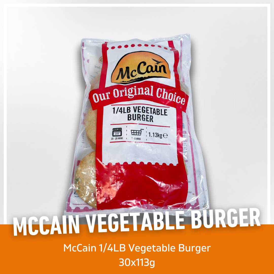 McCain Classis Veggie Burgers 30x113g