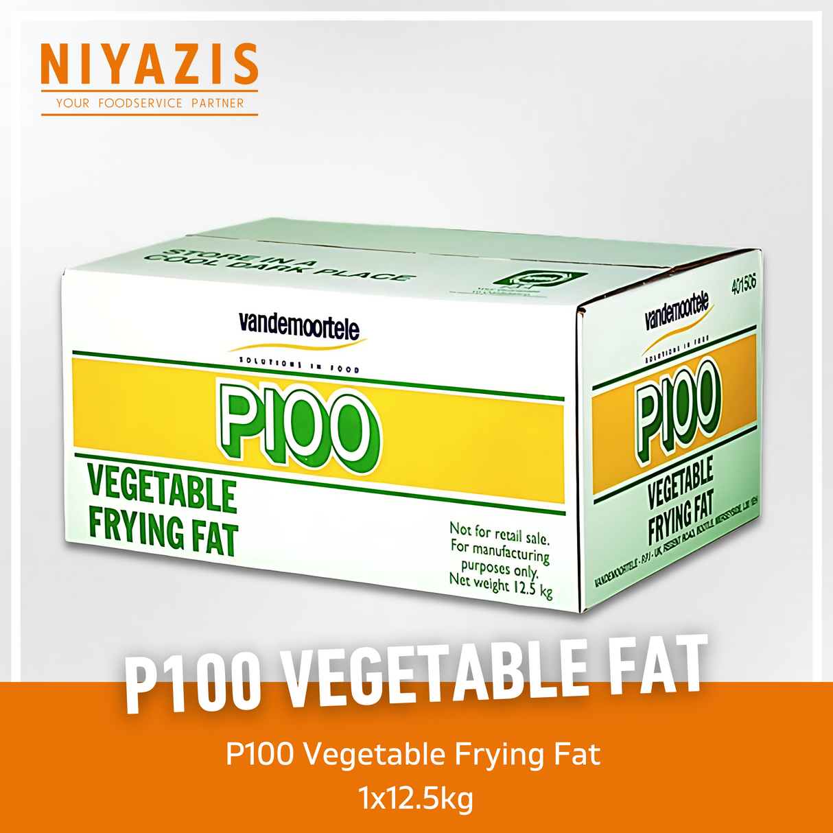 P100 Solid Vegetable Fat 1x12.5kg