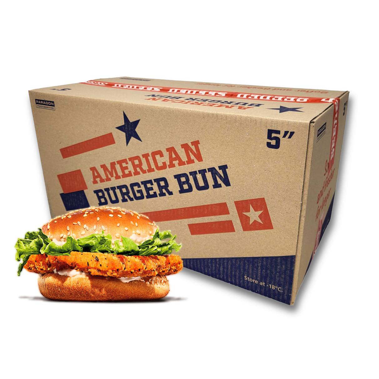 Paragon 5" Seeded Burger Buns