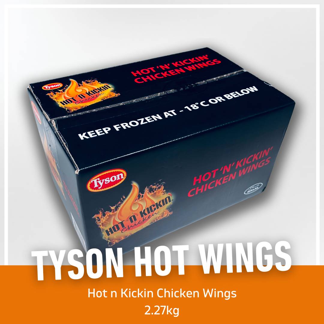 Tyson Hot ‘N’ Kickin Chicken Wings 2.27kg