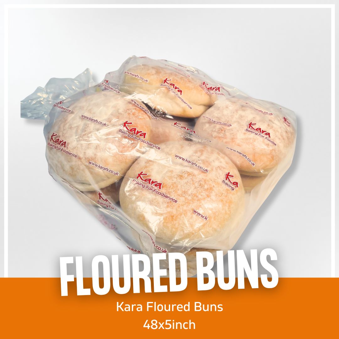 Kara 5" Floured Burger Buns