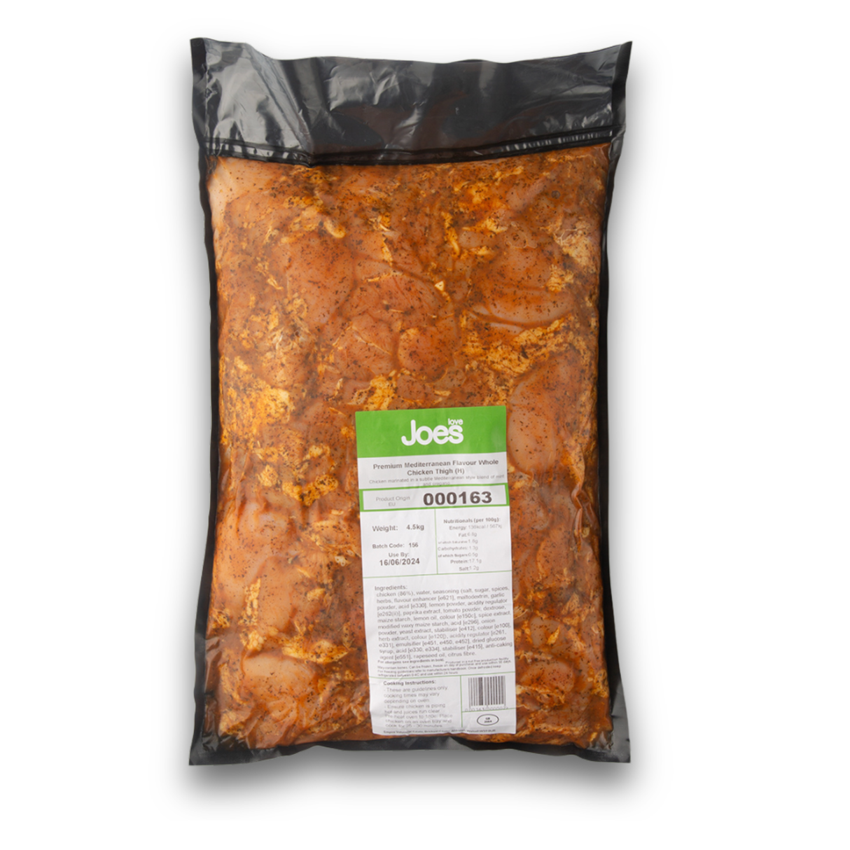 Love Joe's Chicken Kebab Mediterranean 1x4.5kg
