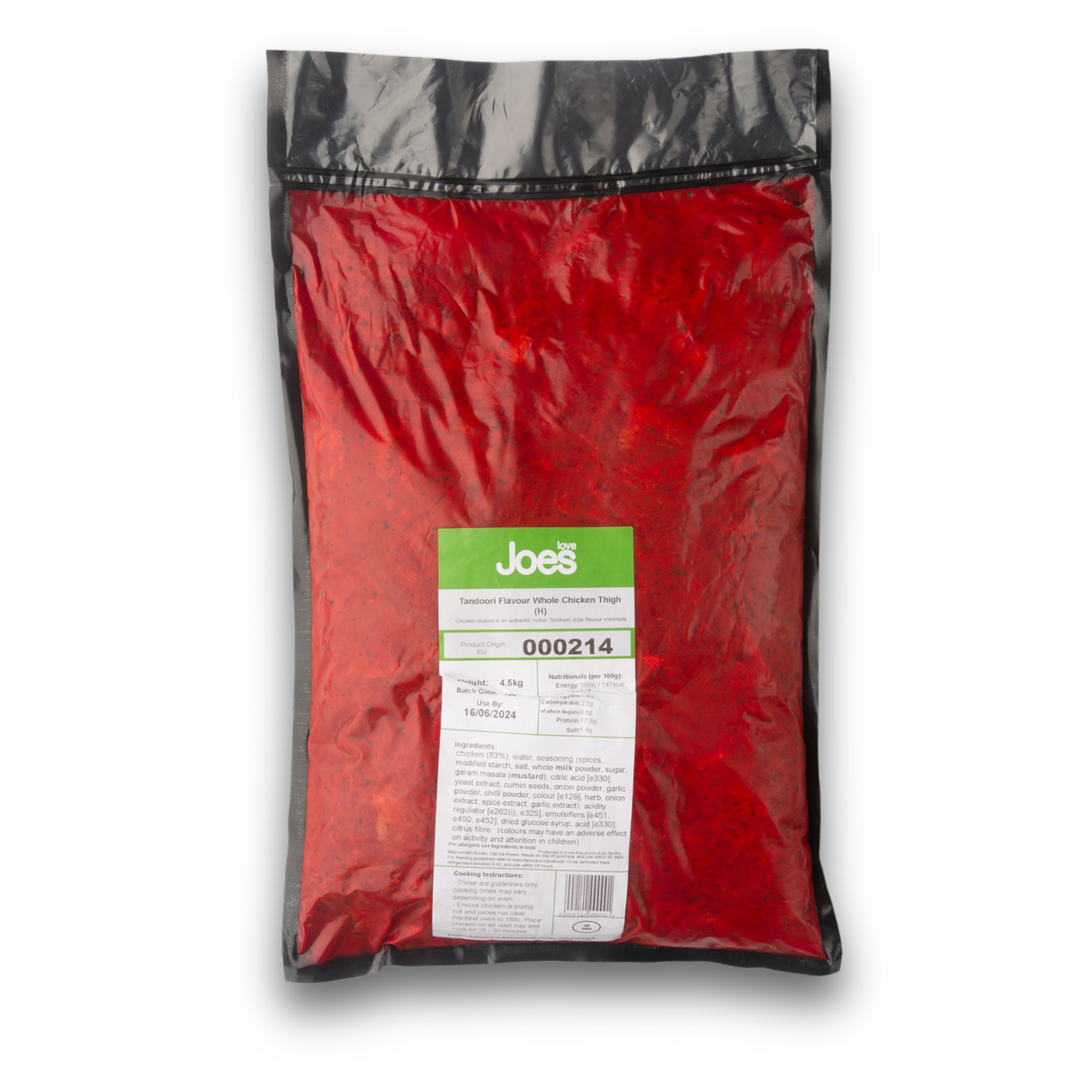 Love Joe's Chicken Kebab Tandoori 1x4.5kg