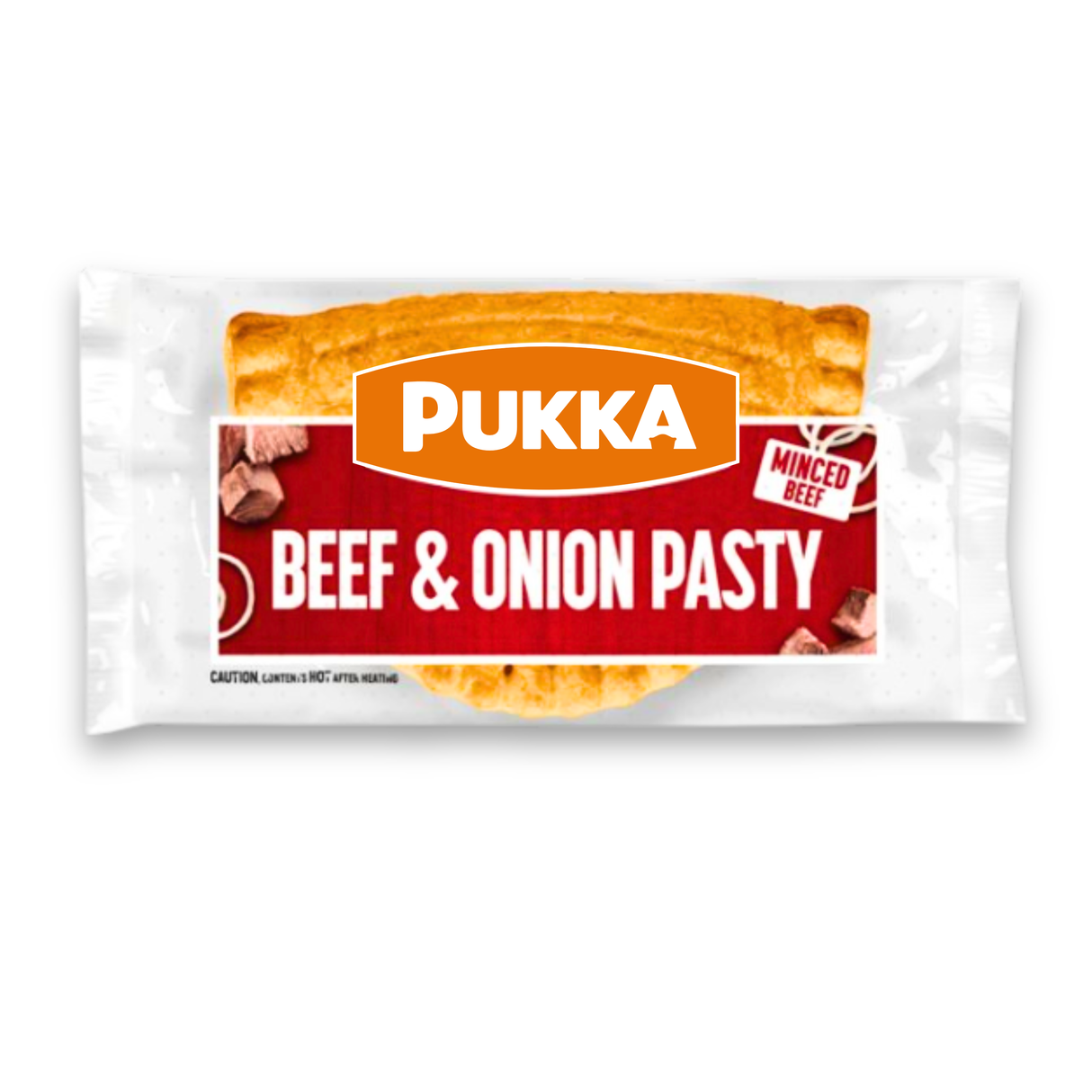 Pukka Wrapped Minced Beef & Onion Pasty 1x12