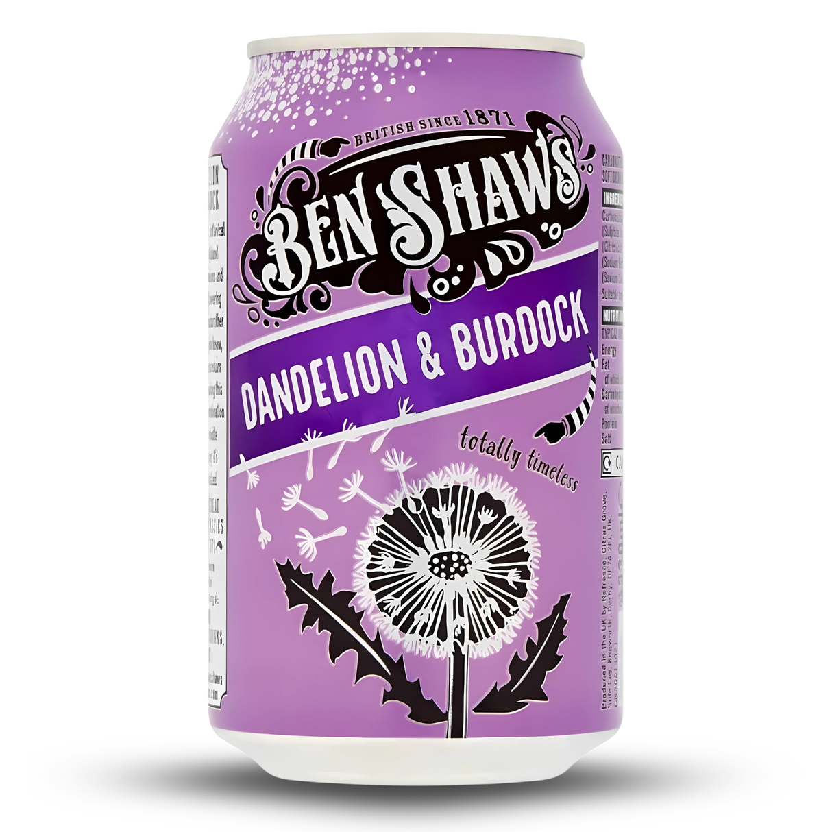 Ben Shaws Dandelion & Burdock Cans-(GB)-24x330ml