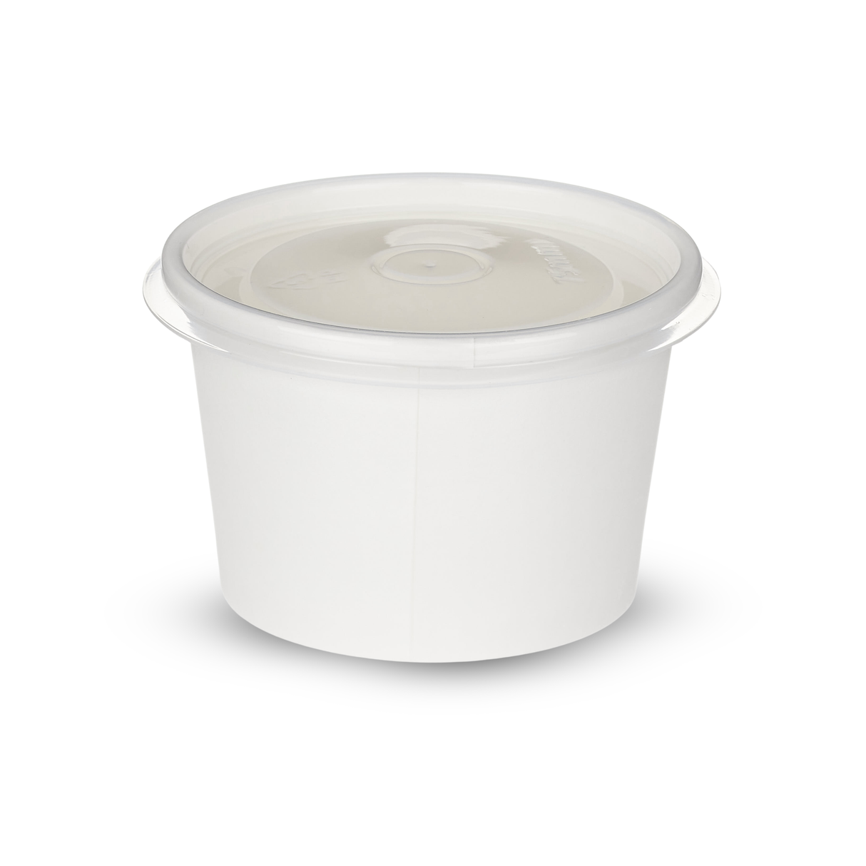 WHITE 4OZ PAPER PORTION POTS & LIDS 1x250