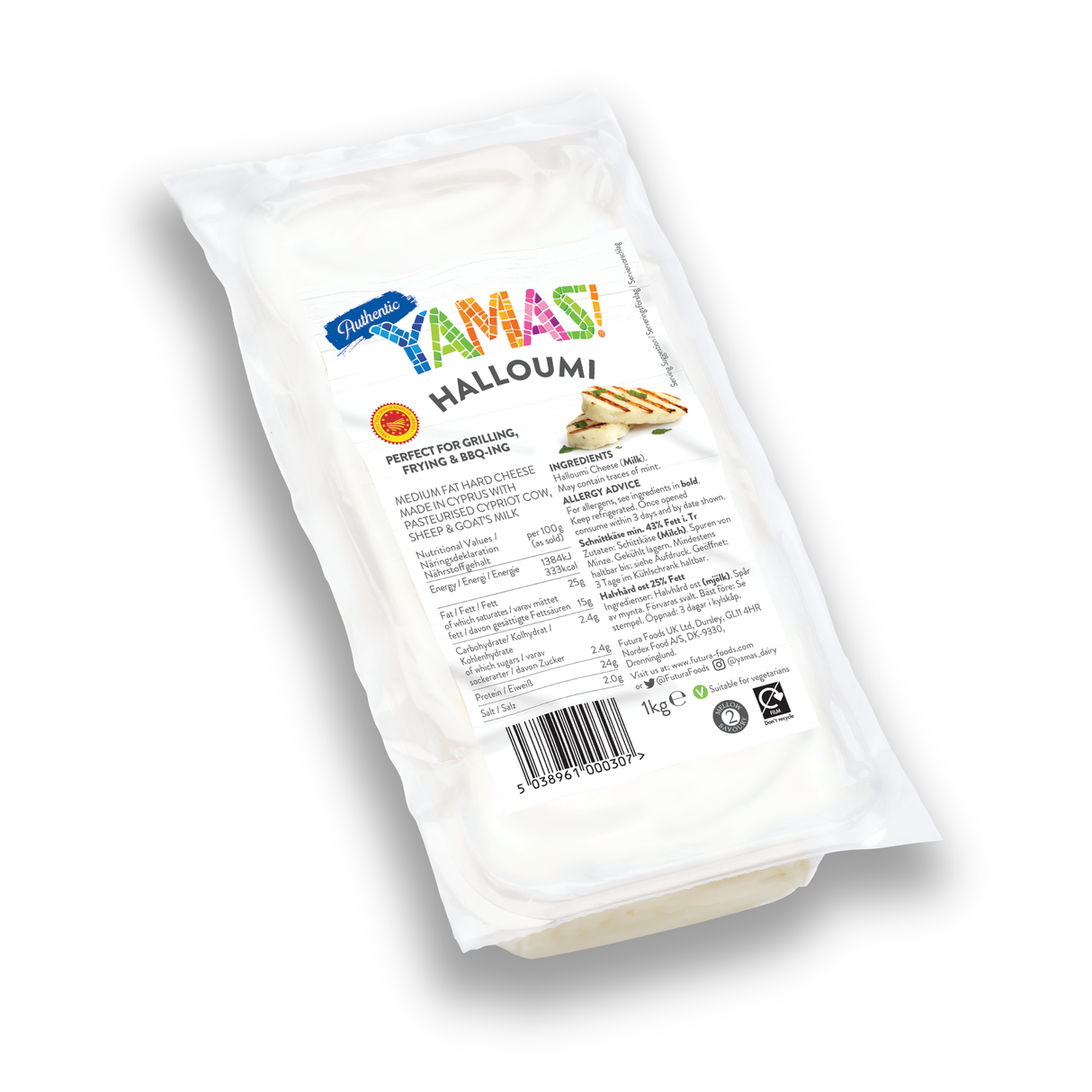 Yamas Halloumi Cheese 1x1kg