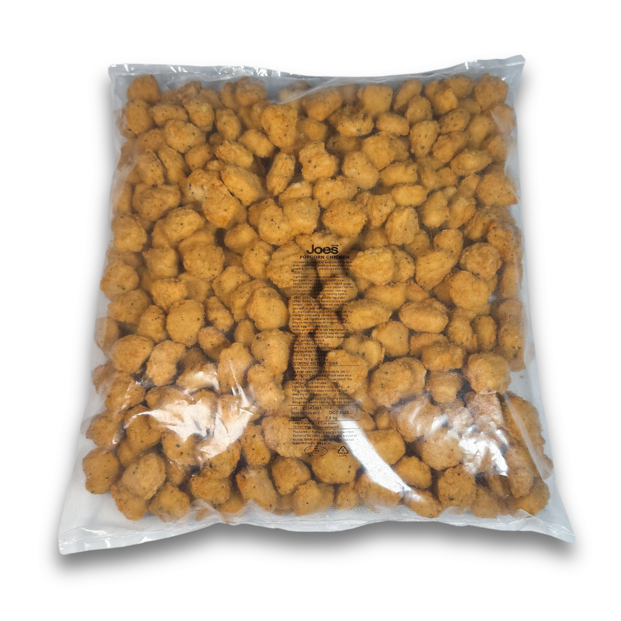 Love Joe's Popcorn Chicken 1x2.5kg