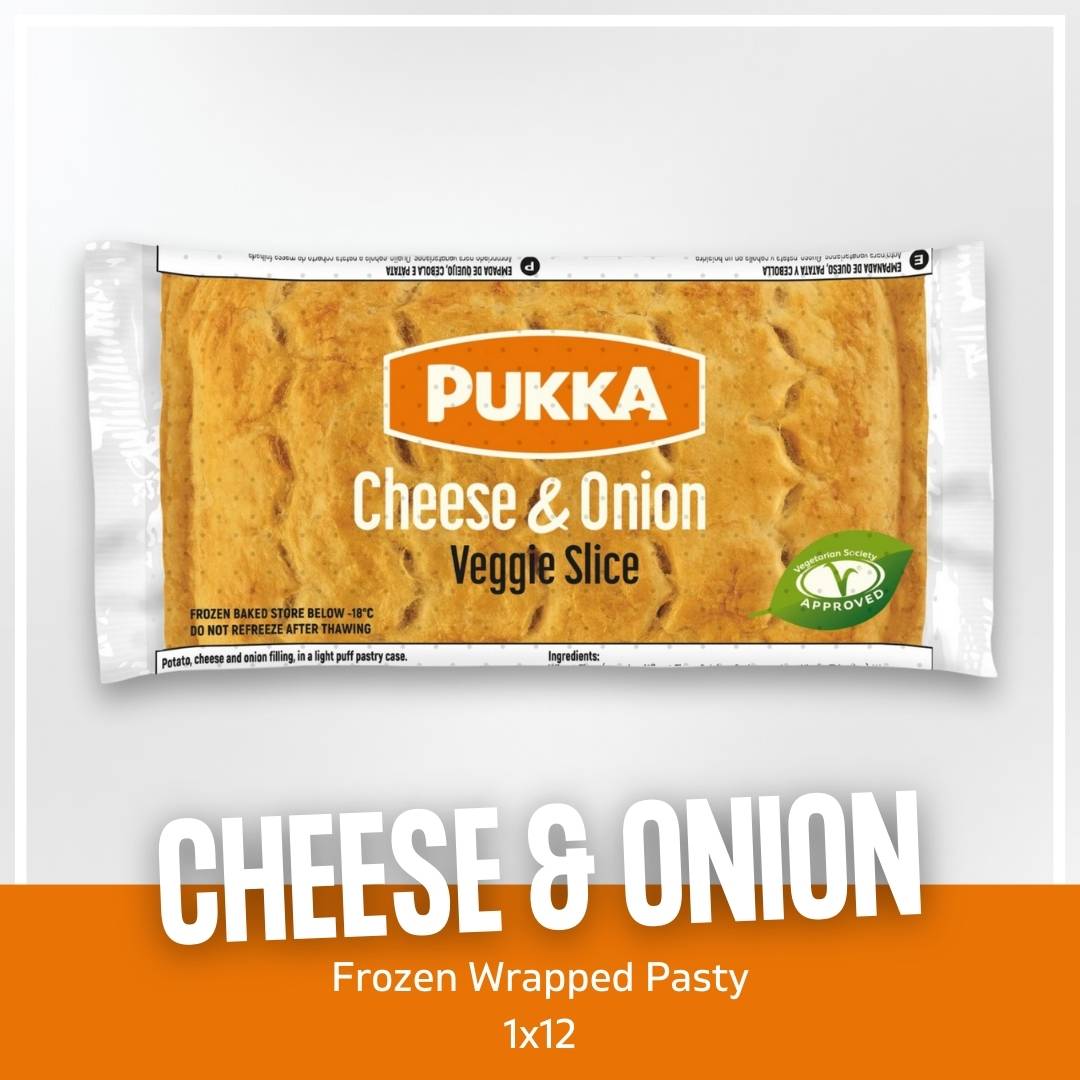 Pukka Wrapped Potato, Cheese & Onion Pasty